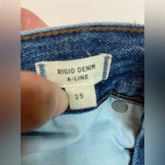 Madewell Denim Skirt Size 25 - Picture 7 of 9